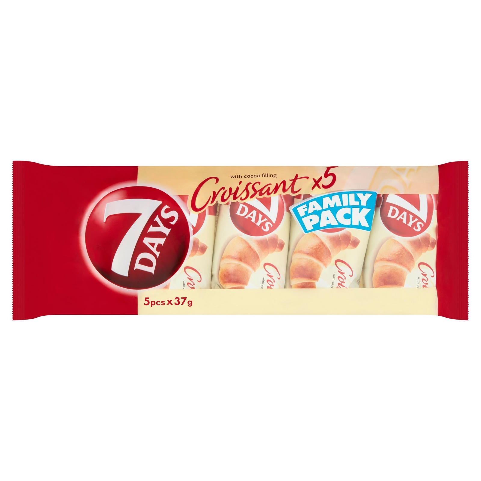 7 Days Croissant With Cocoa Filling 5 Pack - Kaboom Kandy