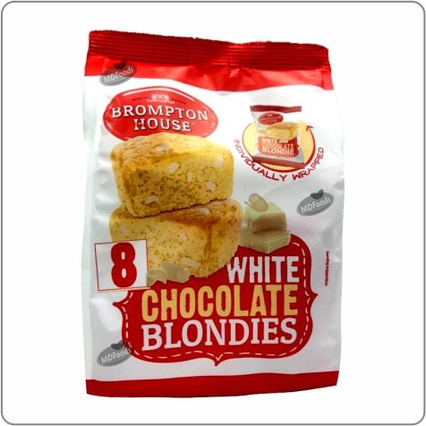 Brompton House White Chocolate Blondies - Kaboom Kandy