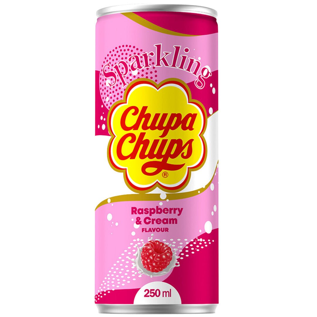 Chupa Chups Sparkling Raspberry & Cream Soda - Kaboom Kandy