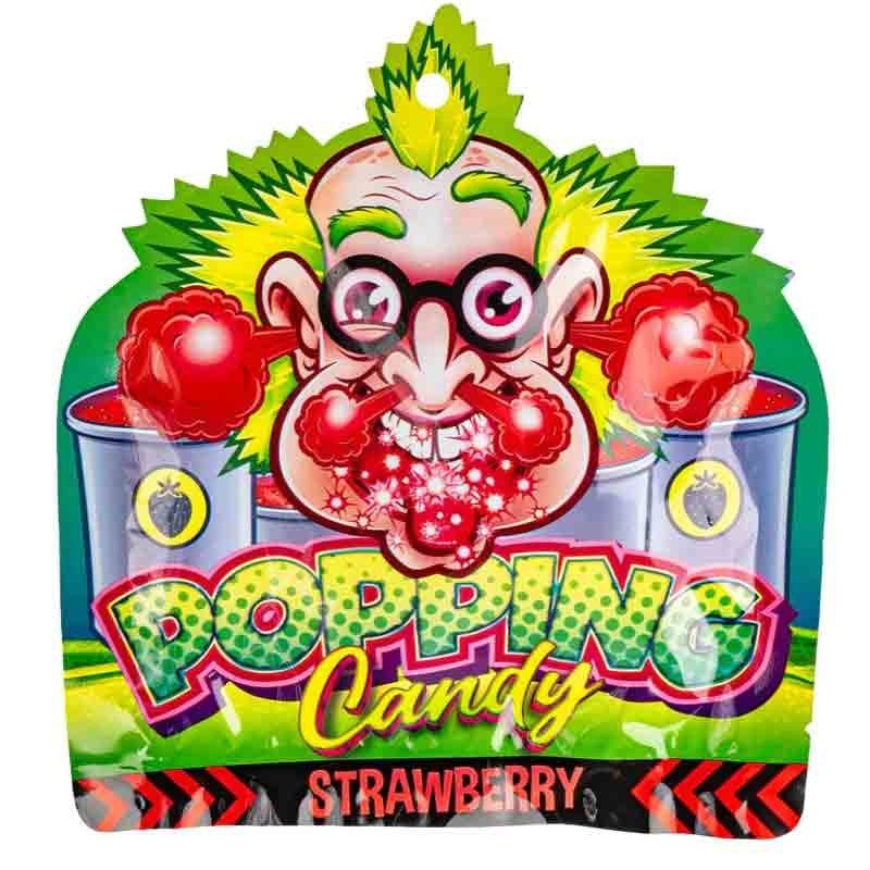 Dr Sour Strawberry Popping Candy - Kaboom Kandy