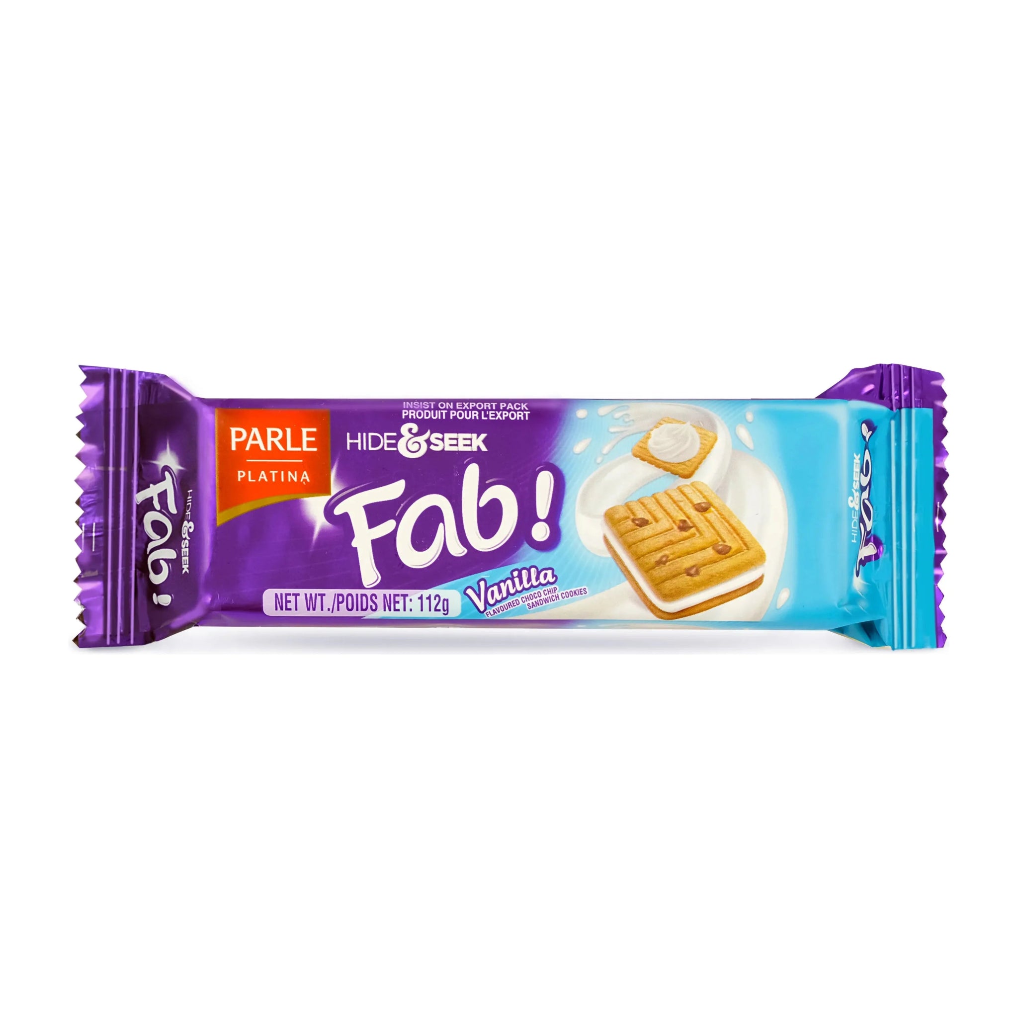 Hide & Seek Fab! Vanilla Sandwich Cookies & Biscuits - Kaboom Kandy