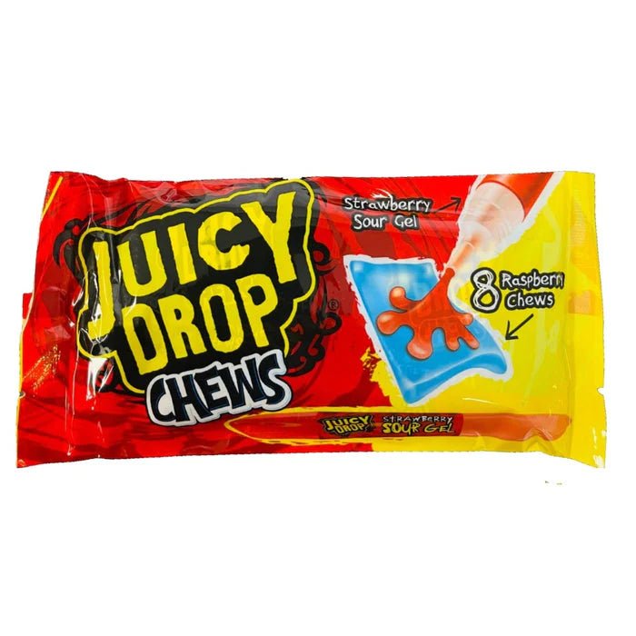 Juicy Drop Chews Raspberry/Strawberry - Kaboom Kandy