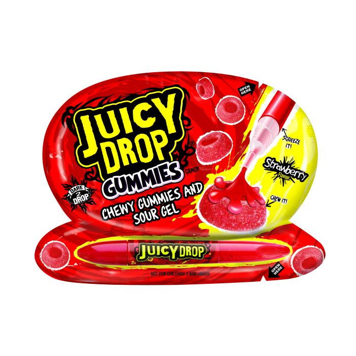 Juicy Drop Gummies Strawberry - Kaboom Kandy