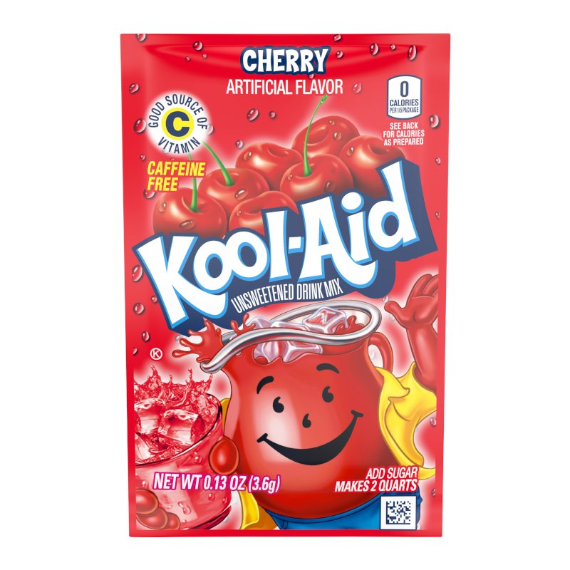 Kool-Aid Cherry Unsweetened Drink Mix - Kaboom Kandy