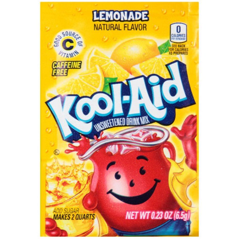 Kool-Aid Lemonade Unsweetened Drink Mix - Kaboom Kandy