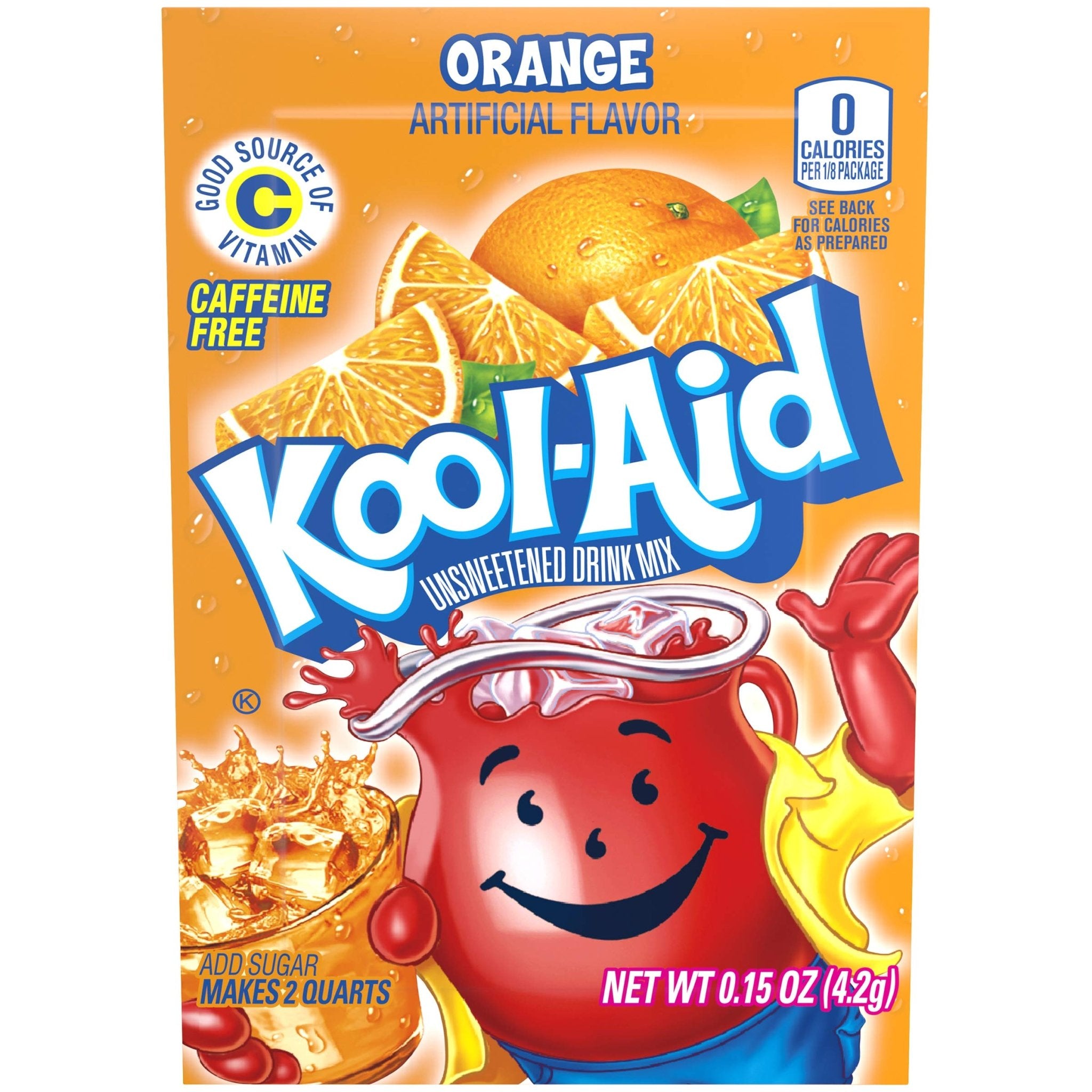 Kool-Aid Orange Unsweetened Drink Mix - Kaboom Kandy