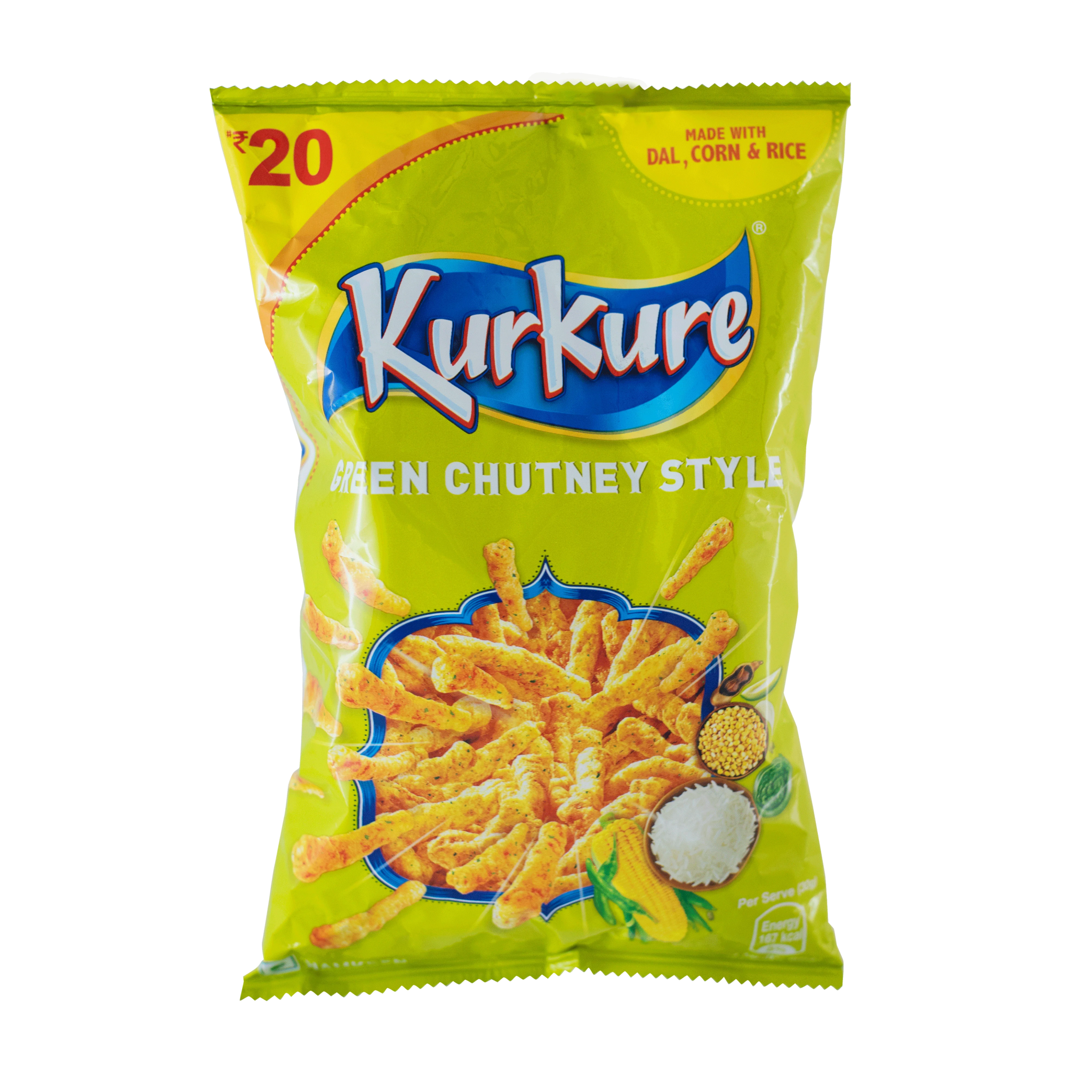 KurKure- Green Chutney Style - Kaboom Kandy