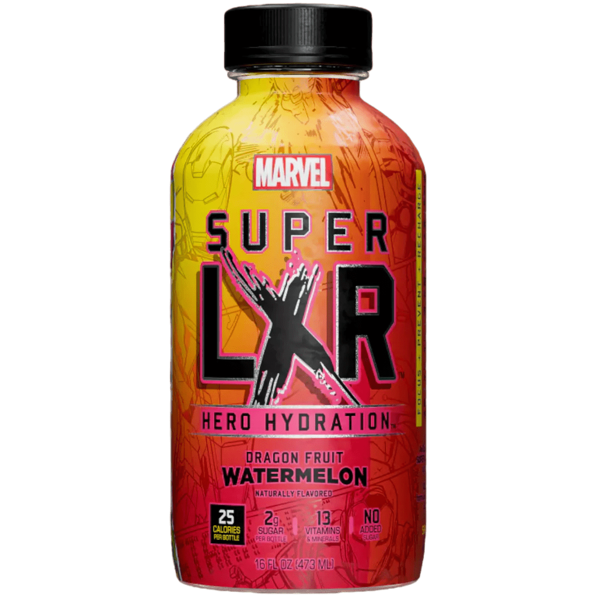 Marvel Super LXR Hero Hydration - Dragon Fruit Watermelon (Iron Man) - Kaboom Kandy