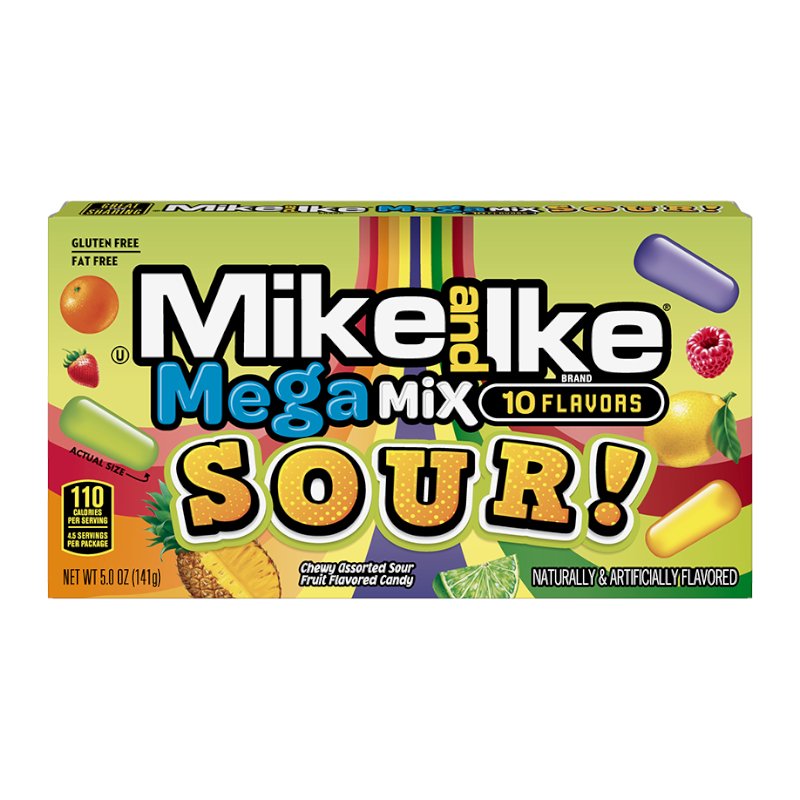 Mike and Ike Mega Mix Sour! - Kaboom Kandy