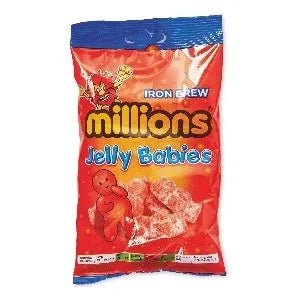 Millions - Iron Brew Jelly Babies - Kaboom Kandy