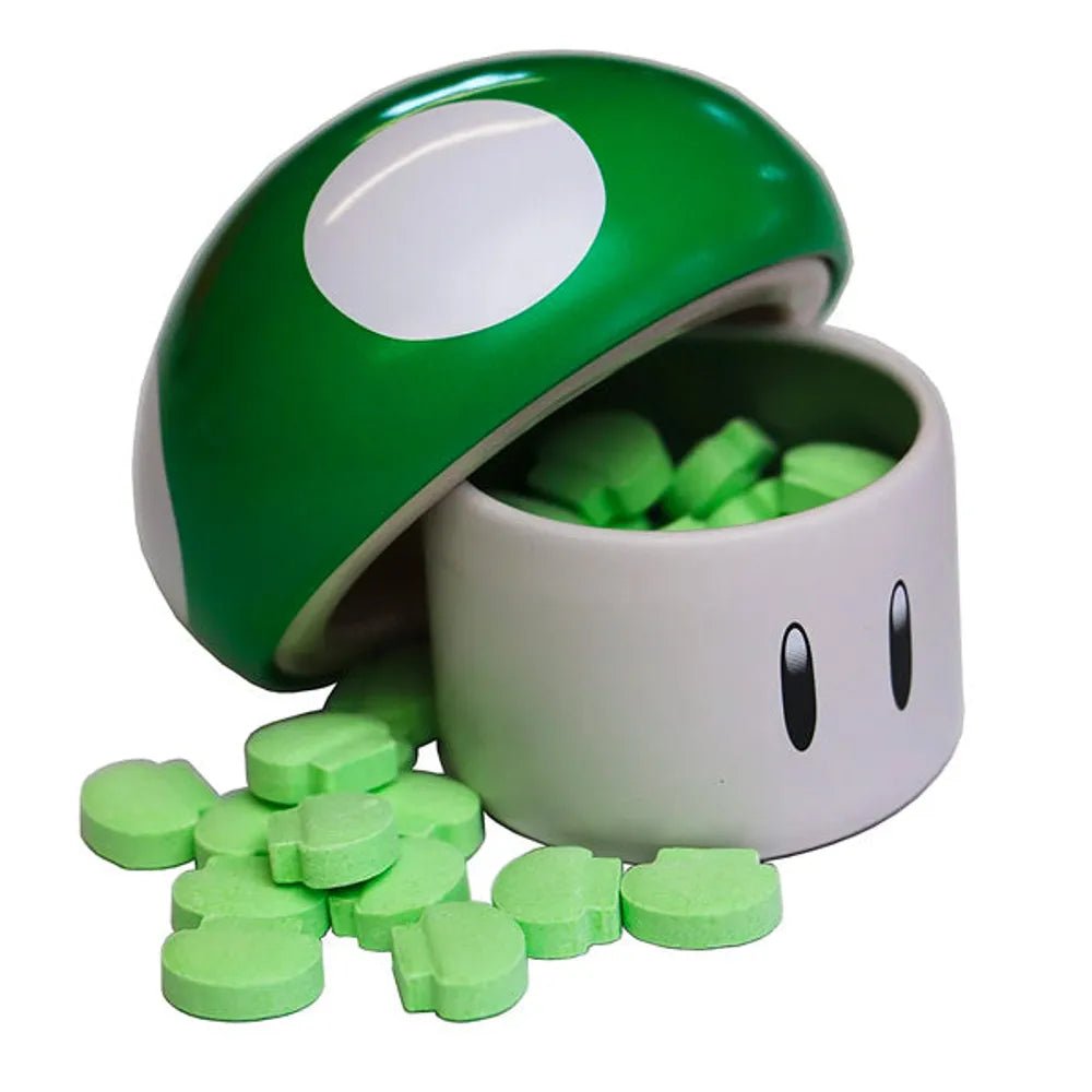 Nintendo - Super Mario Bros Mushroom Sour Apple Candy - Kaboom Kandy