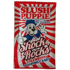 Slush Puppie- Shock Rocks Strawberry - Kaboom Kandy