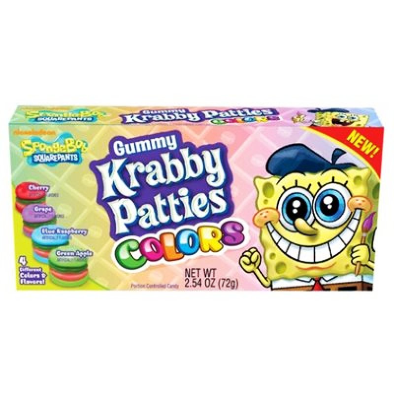 Spongebob Squarepants - Krabby Patties Colours - Kaboom Kandy