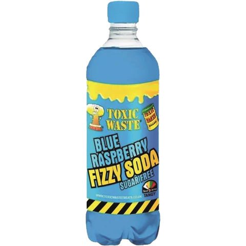 Toxic Waste - Blue Raspberry Fizzy Soda - Kaboom Kandy