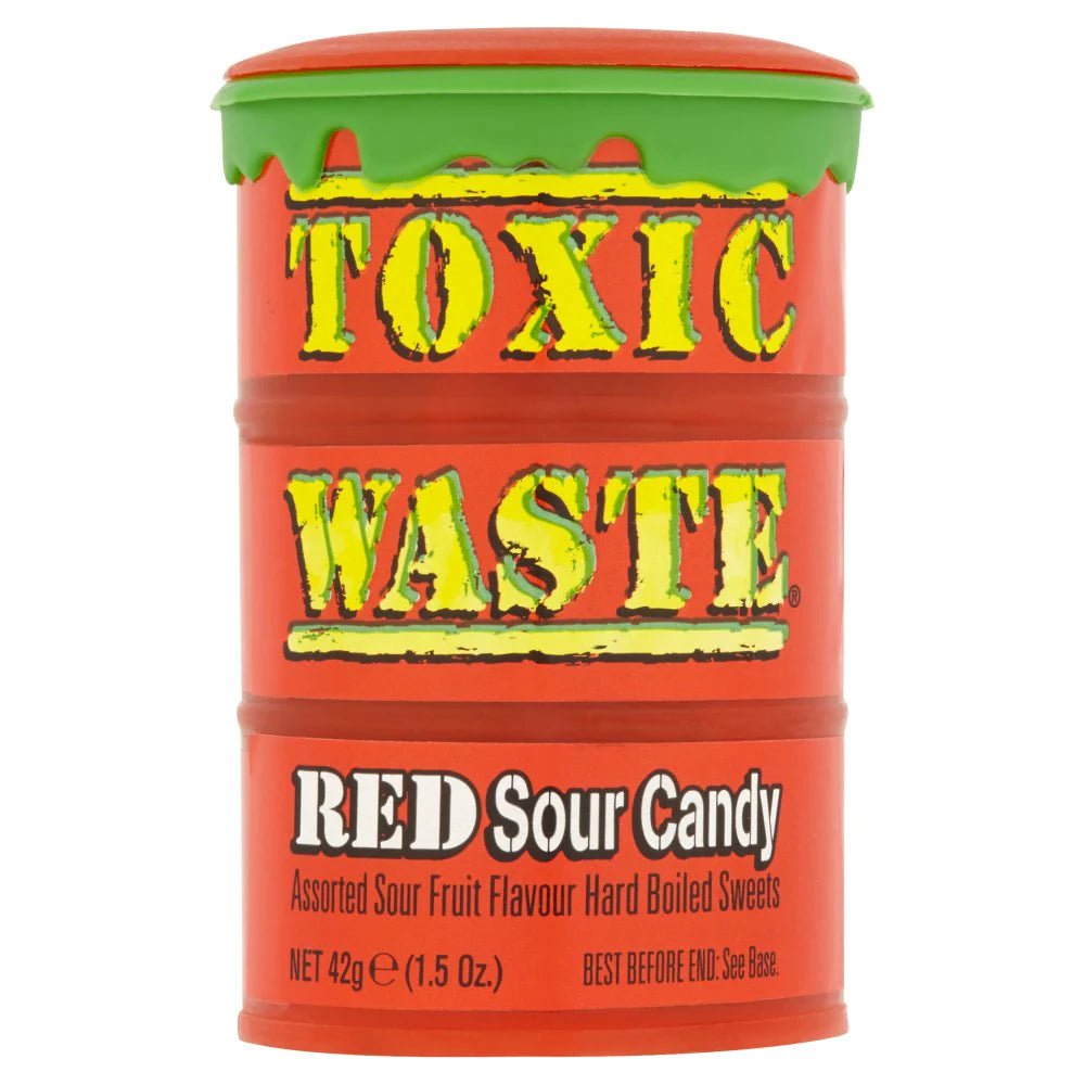 Toxic Waste- Red Sour Candy - Kaboom Kandy