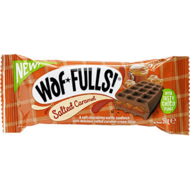 WafFulls! Salted Caramel Waffle - Kaboom Kandy