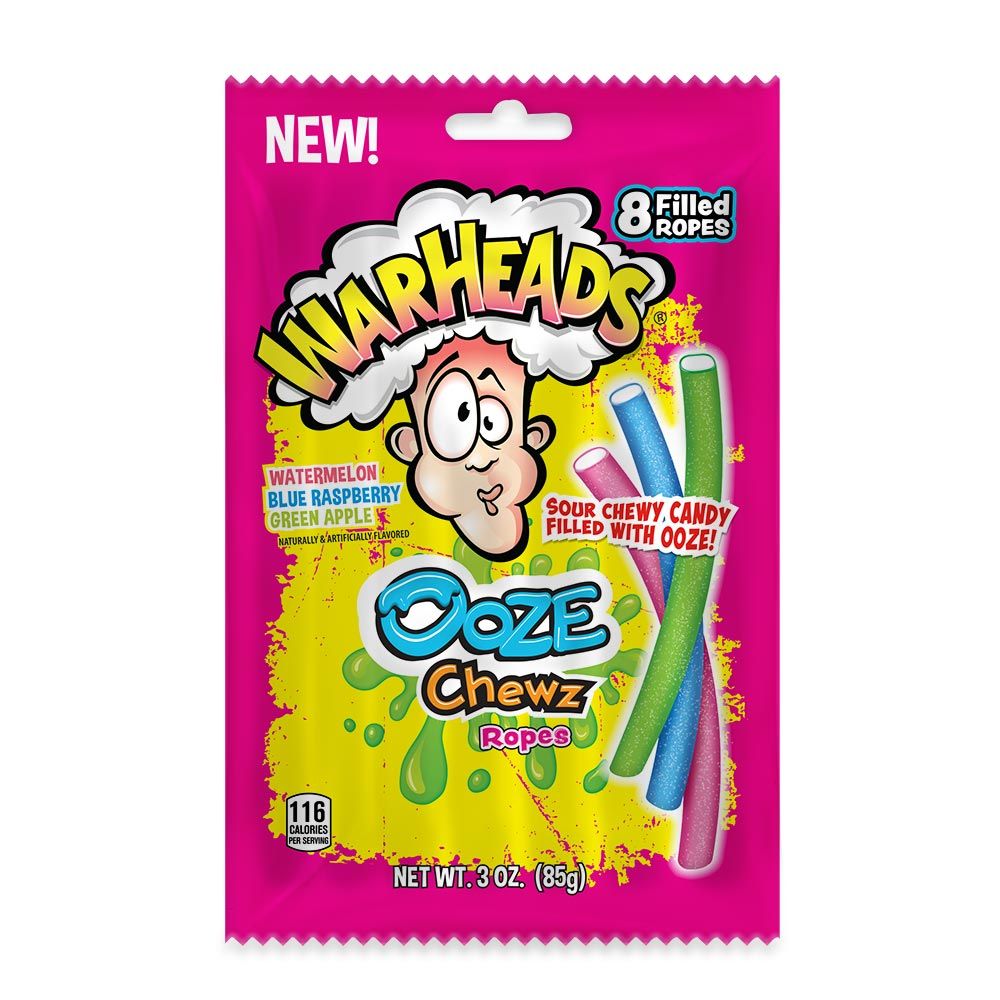 Warheads- Ooze Chewz Ropes - Kaboom Kandy