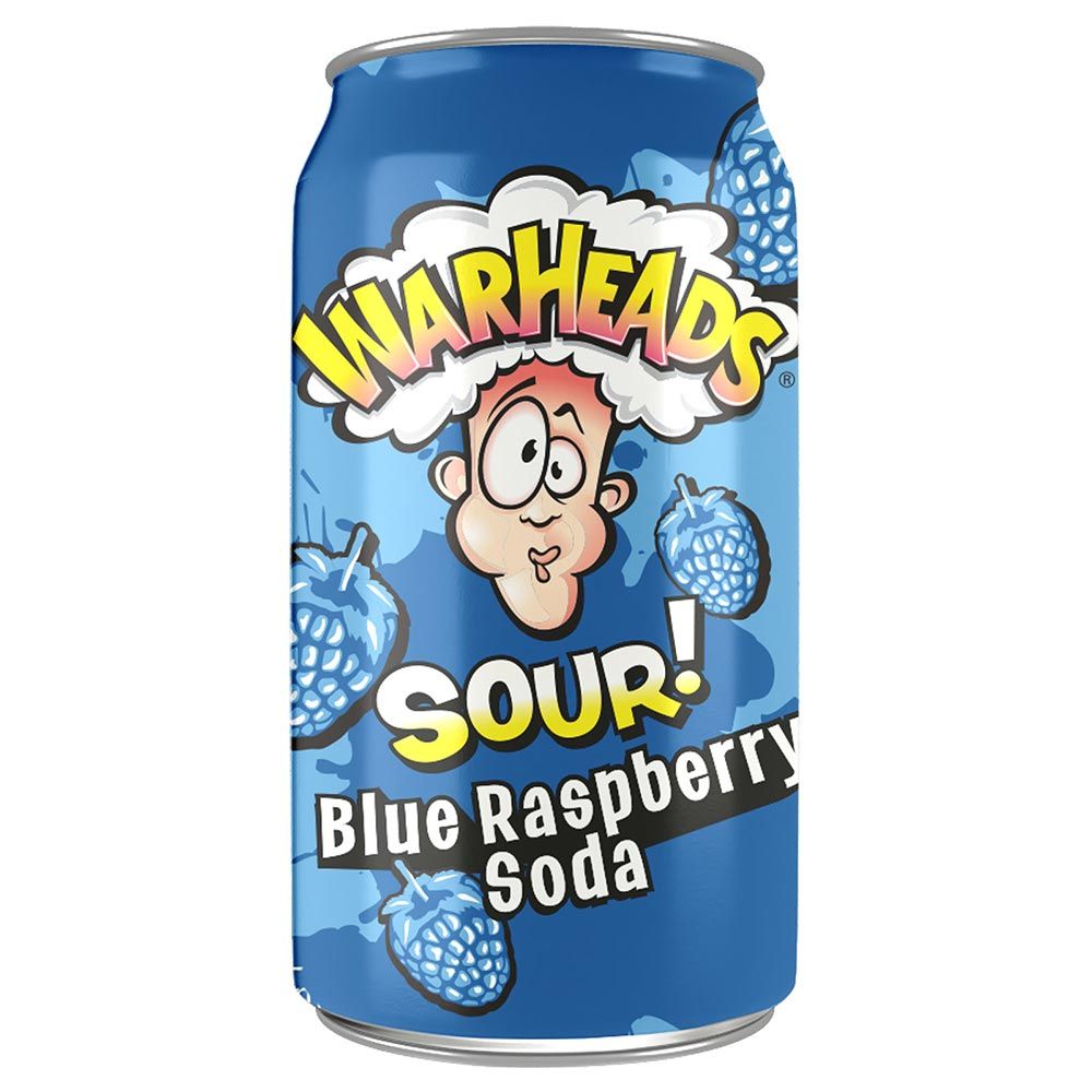 Warheads - Sour Blue Raspberry Soda - Kaboom Kandy