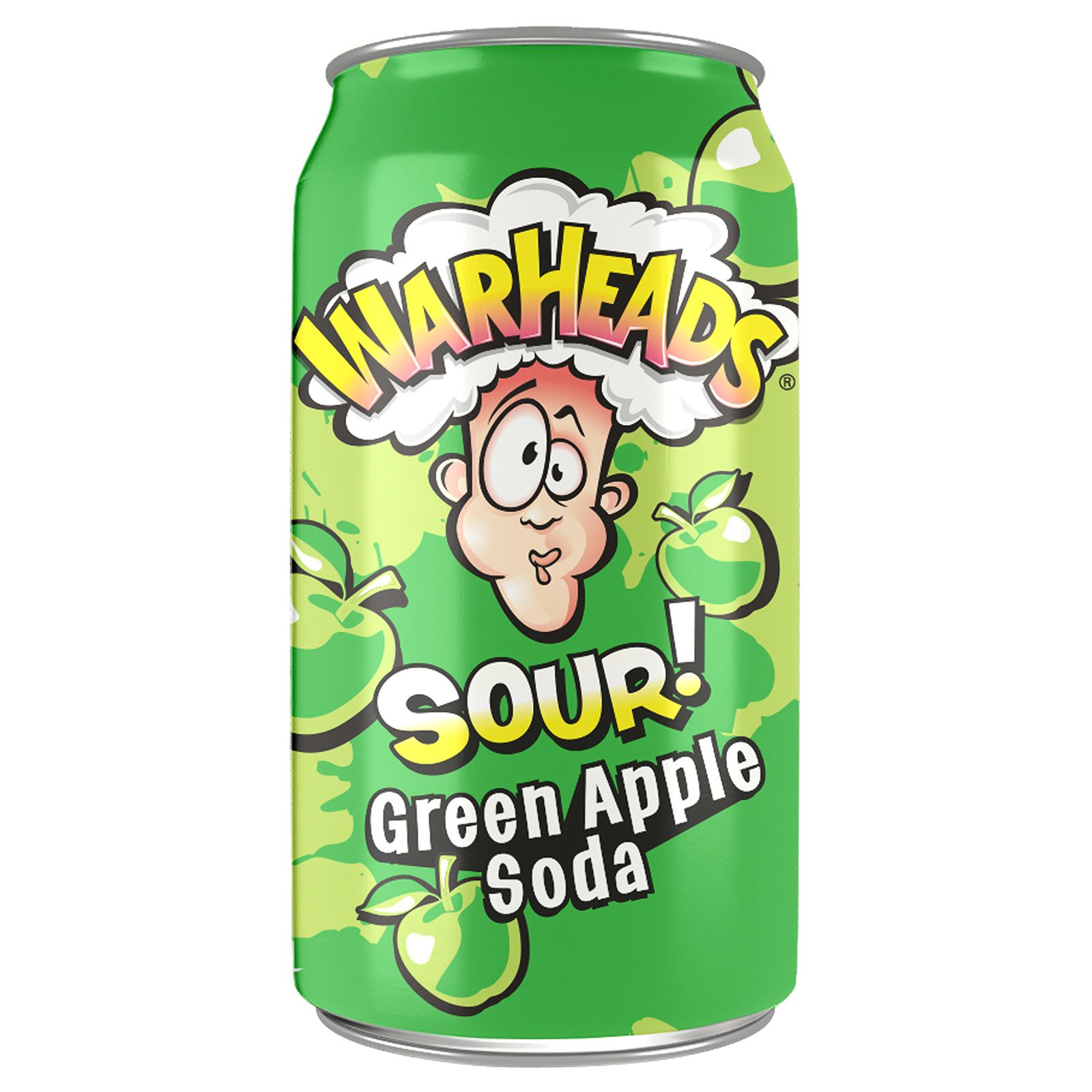 Warheads - Sour Green Apple Soda - Kaboom Kandy