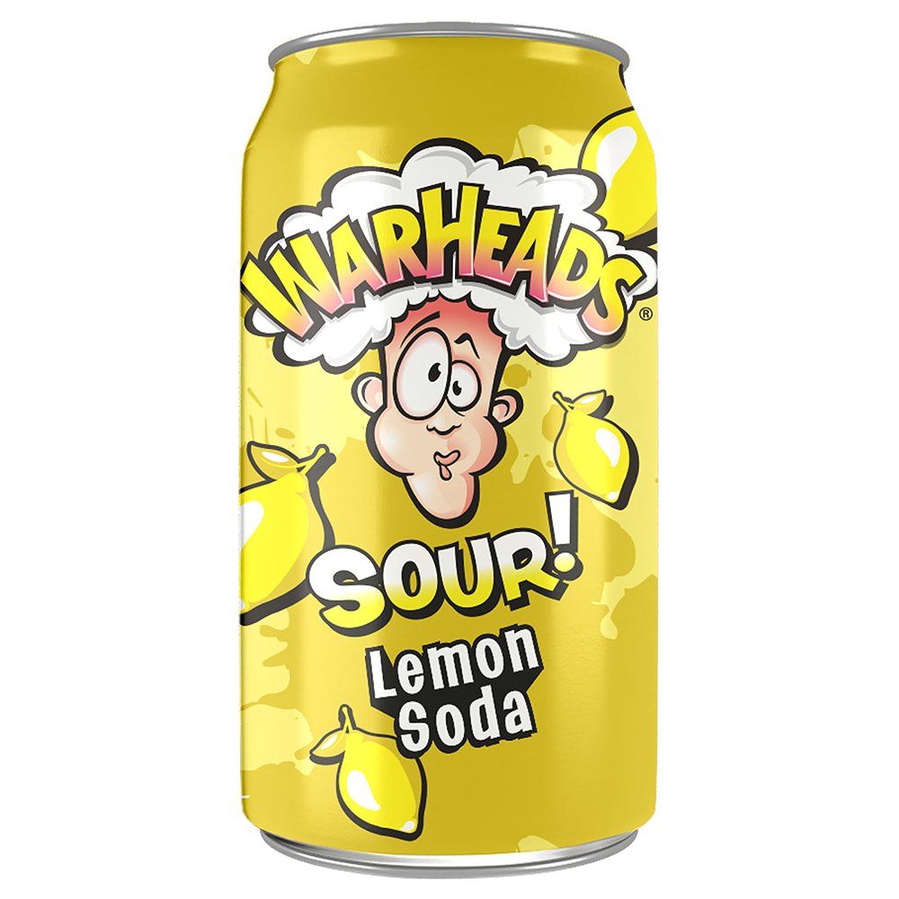 Warheads - Sour Lemon Soda - Kaboom Kandy