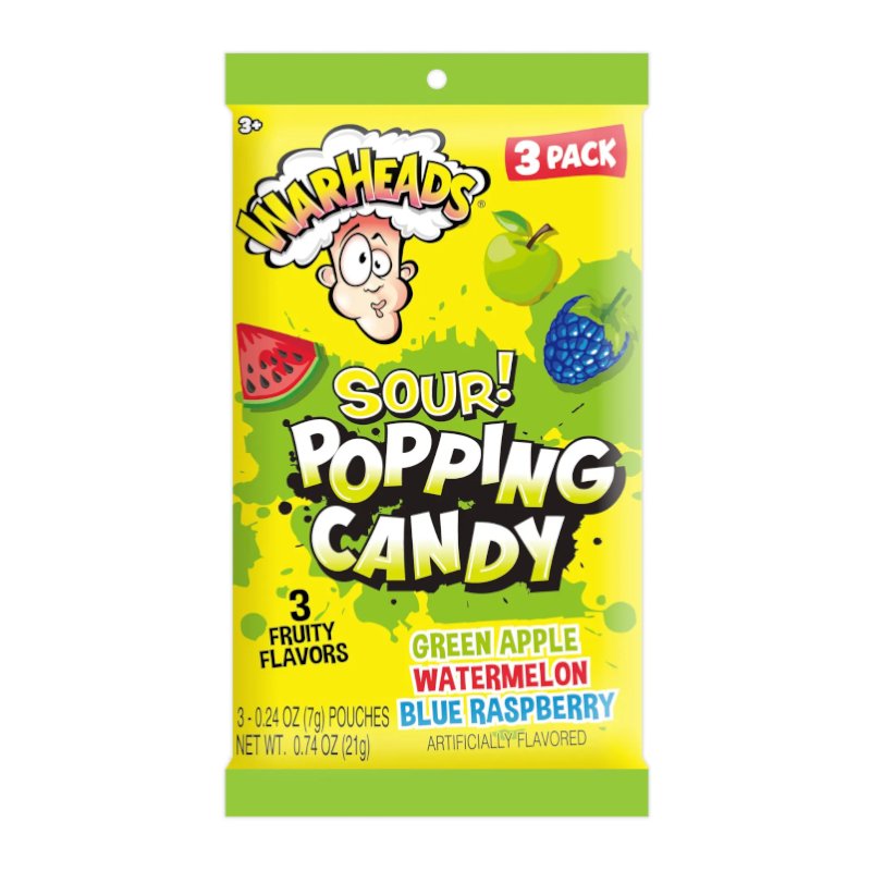 Warheads - Sour Popping Candy - Kaboom Kandy