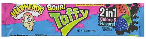 Warheads Sour Taffy Chewy Bar - Kaboom Kandy