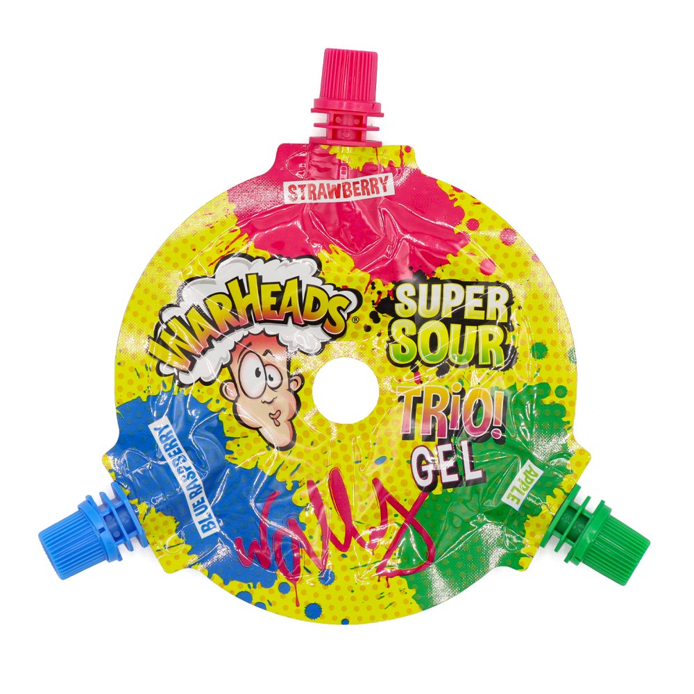 Warheads - Super Sour Trio Gel - Kaboom Kandy