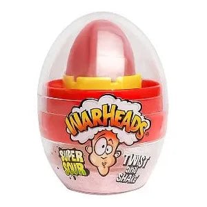 Warheads Super Sour - Twist And Shake Eggo Strawberry - Kaboom Kandy