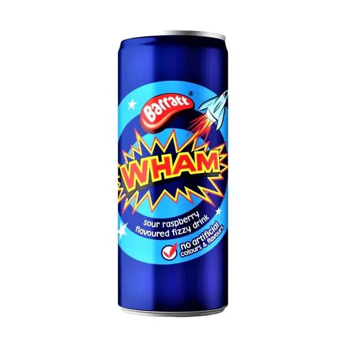 Wham - Sour Raspberry Flavour Fizzy Drink - Kaboom Kandy